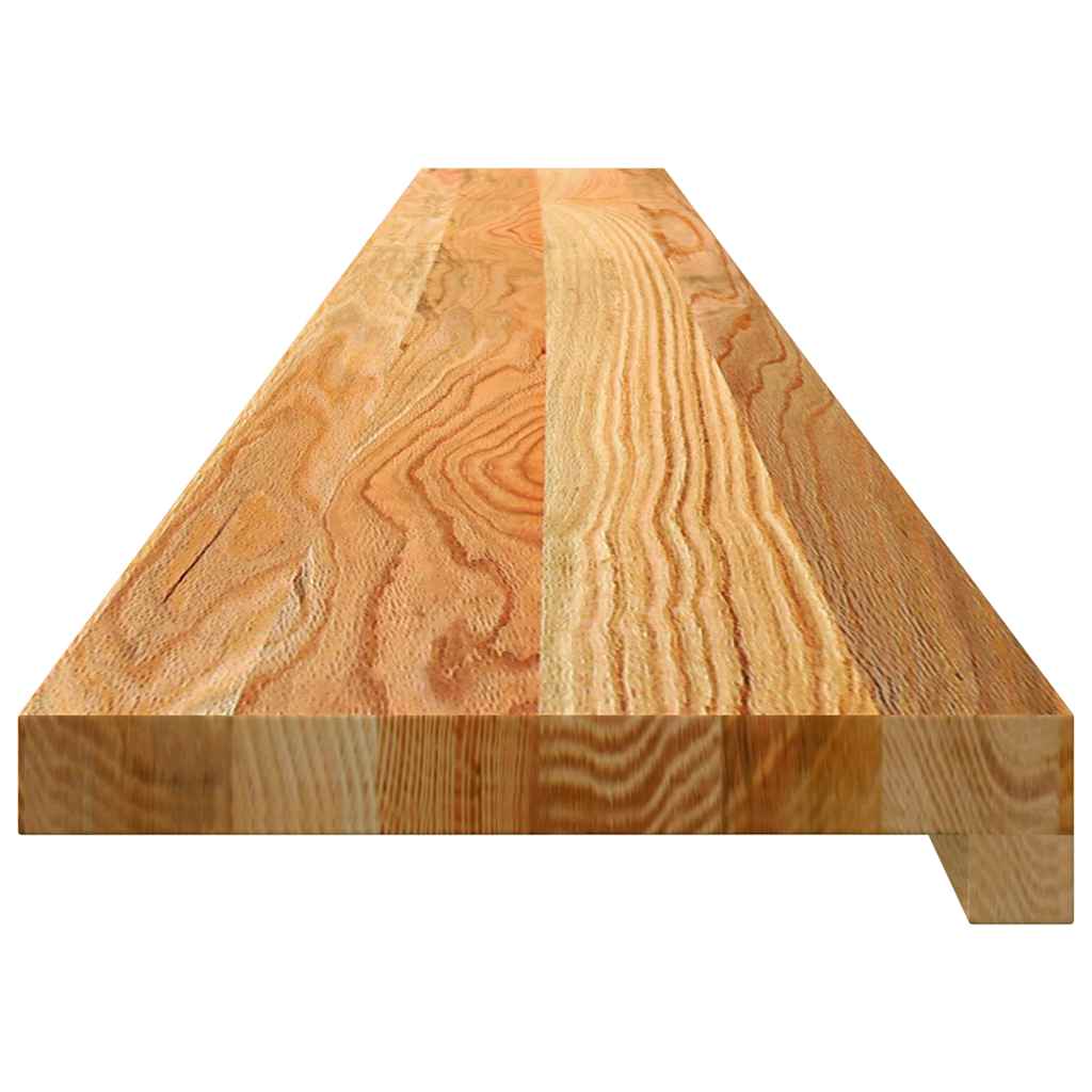 Window Sills 2 pcs Light Brown 160x20x2 cm Solid Wood Oak