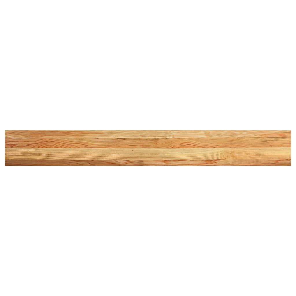 Window Sills 2 pcs Light Brown 160x20x2 cm Solid Wood Oak