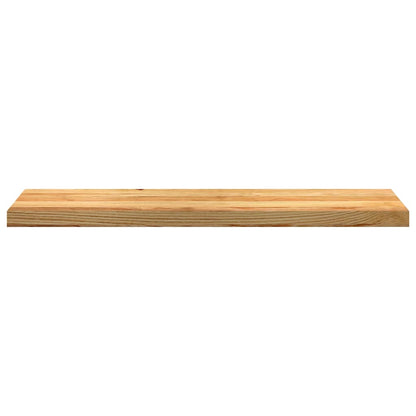 Window Sills 2 pcs Light Brown 100x25x2 cm Solid Wood Oak