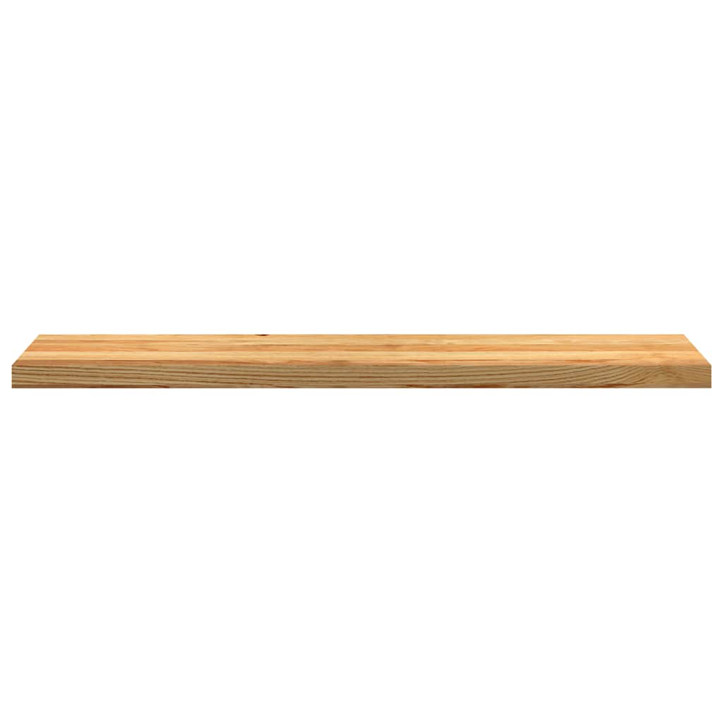 Window Sills 2 pcs Light Brown 120x25x2 cm Solid Wood Oak