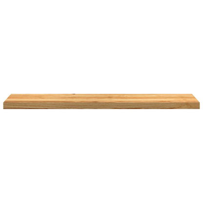 Window Sills 2 pcs Light Brown 120x25x2 cm Solid Wood Oak