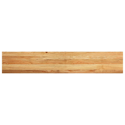 Window Sills 2 pcs Light Brown 140x25x2 cm Solid Wood Oak