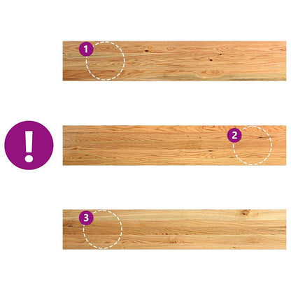 Window Sills 2 pcs Light Brown 140x25x2 cm Solid Wood Oak