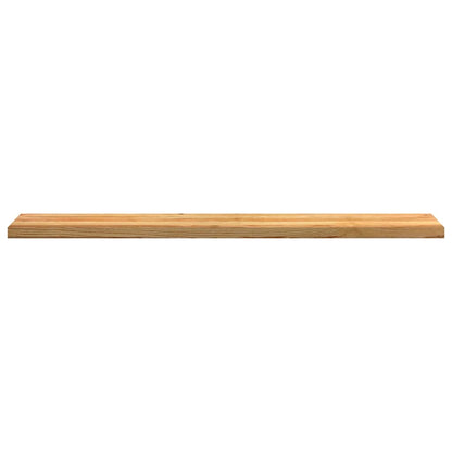 Window Sills 2 pcs Light Brown 160x25x2 cm Solid Wood Oak