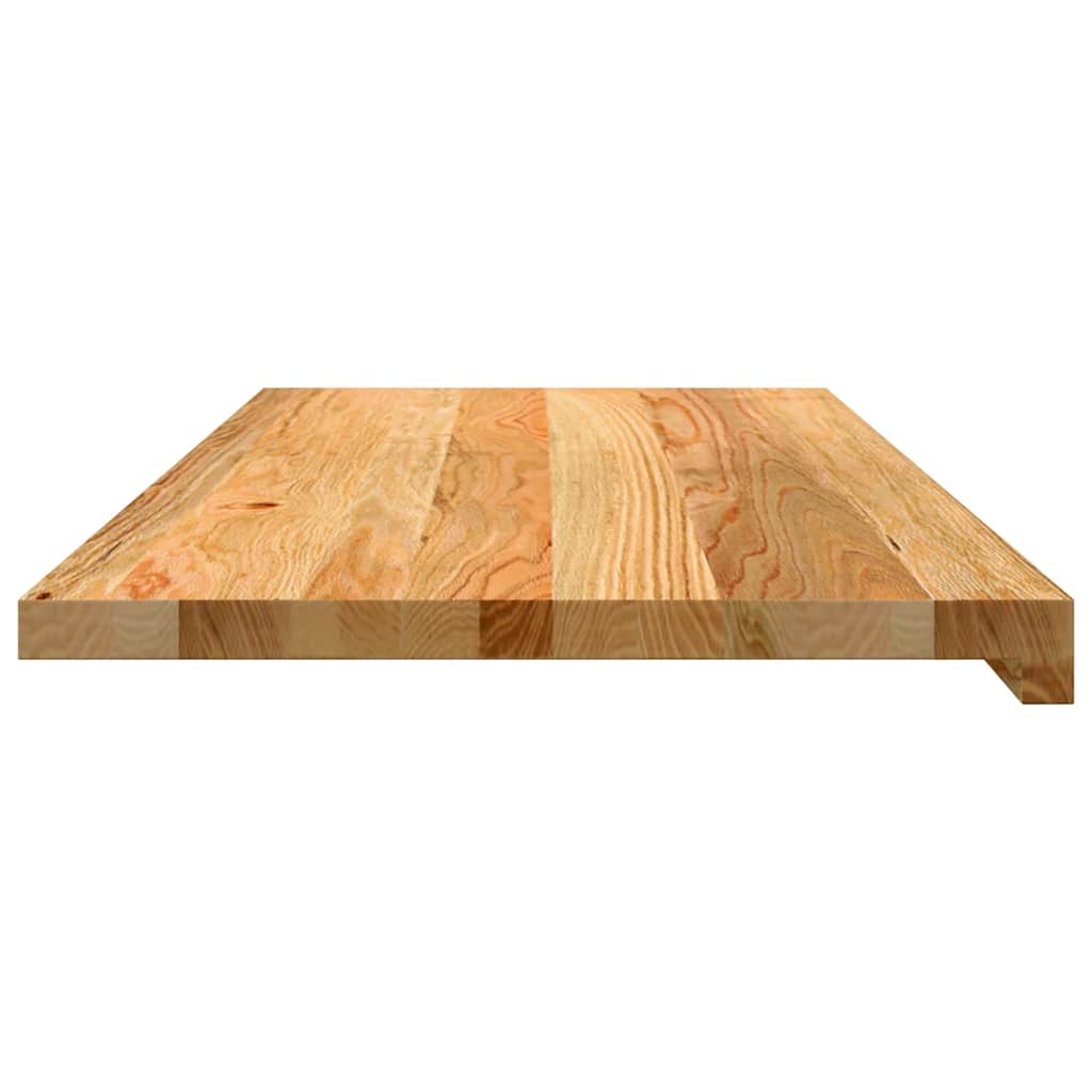 Window Sills 2 pcs Light Brown 90x40x2 cm Solid Wood Oak