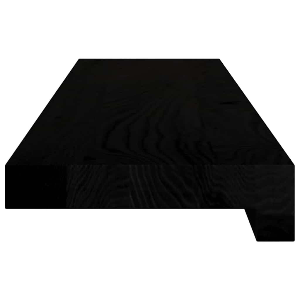 Window Sills 2 pcs Brown Black 80x15x2 cm Solid Wood Oak