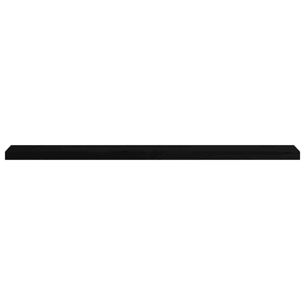 Window Sills 2 pcs Brown Black 140x15x2 cm Solid Wood Oak
