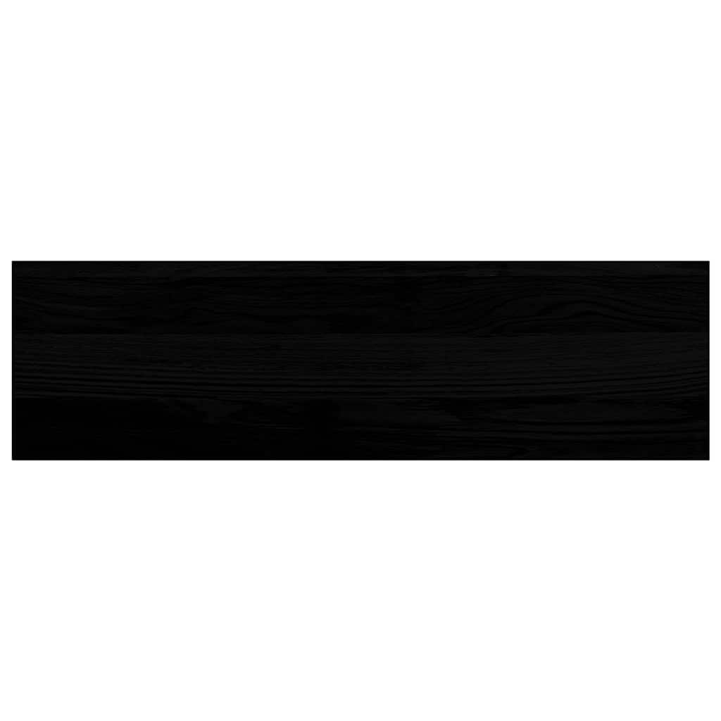 Window Sills 2 pcs Brown Black 70x20x2 cm Solid Wood Oak