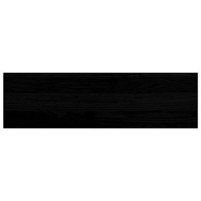 Window Sills 2 pcs Brown Black 70x20x2 cm Solid Wood Oak