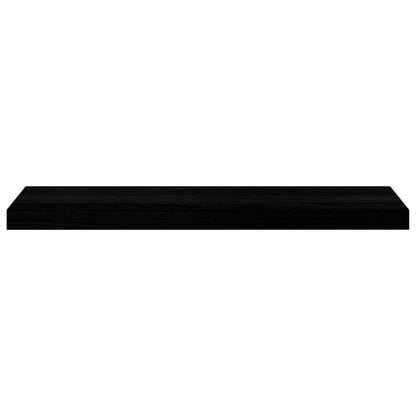 Window Sills 2 pcs Brown Black 80x20x2 cm Solid Wood Oak