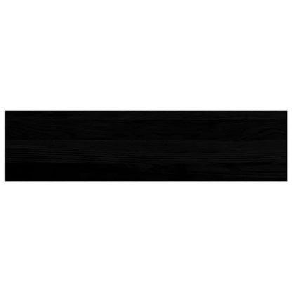 Window Sills 2 pcs Brown Black 80x20x2 cm Solid Wood Oak