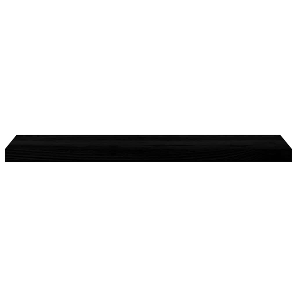 Window Sills 2 pcs Brown Black 90x20x2 cm Solid Wood Oak