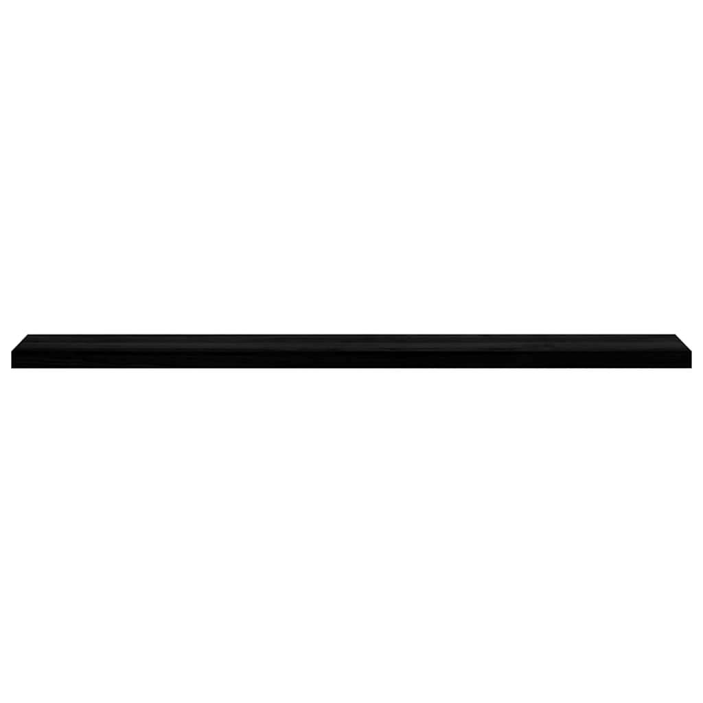 Window Sills 2 pcs Brown Black 160x20x2 cm Solid Wood Oak