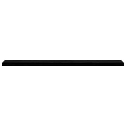 Window Sills 2 pcs Brown Black 160x20x2 cm Solid Wood Oak