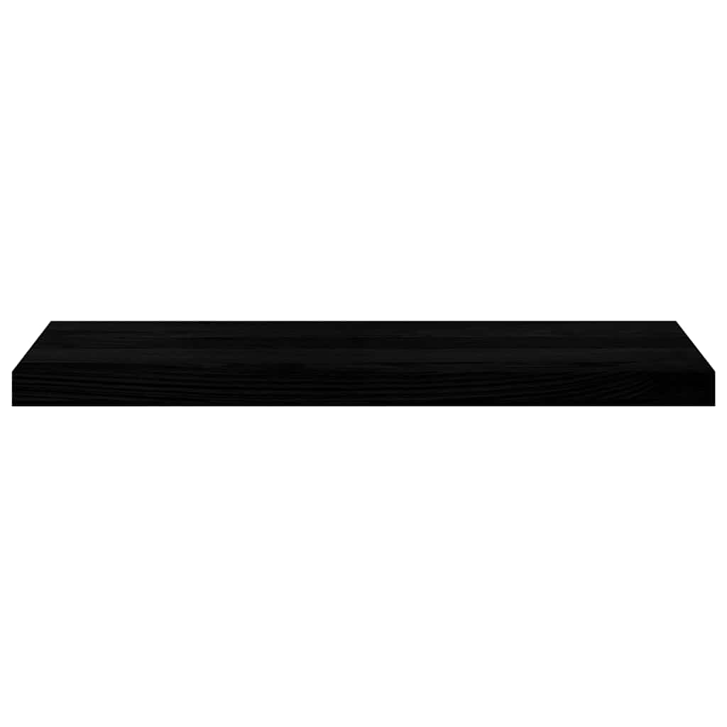Window Sills 2 pcs Brown Black 80x25x2 cm Solid Wood Oak