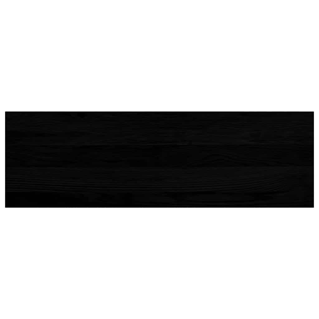 Window Sills 2 pcs Brown Black 80x25x2 cm Solid Wood Oak