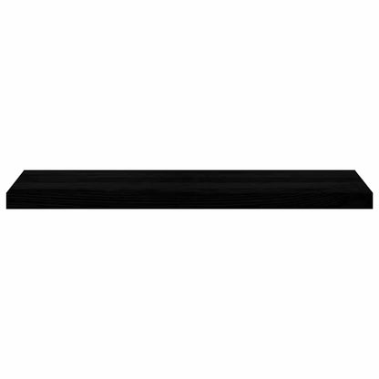 Window Sills 2 pcs Brown Black 90x25x2 cm Solid Wood Oak