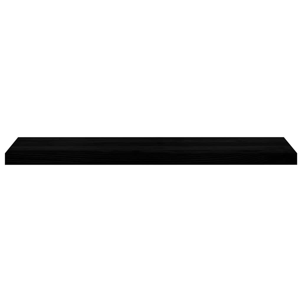 Window Sills 2 pcs Brown Black 100x25x2 cm Solid Wood Oak