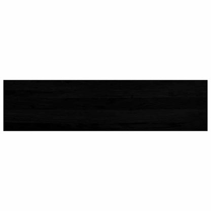 Window Sills 2 pcs Brown Black 100x25x2 cm Solid Wood Oak