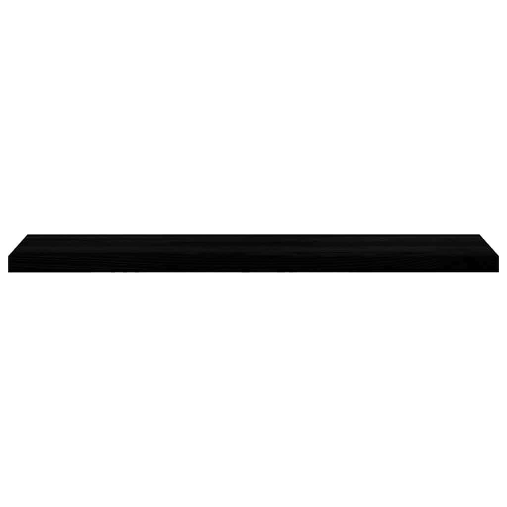 Window Sills 2 pcs Brown Black 120x25x2 cm Solid Wood Oak