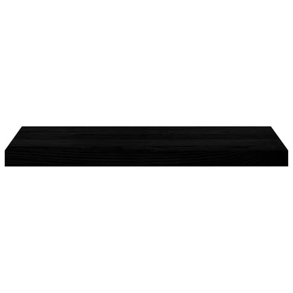 Window Sills 2 pcs Brown Black 70x30x2 cm Solid Wood Oak