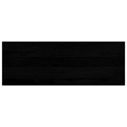 Window Sills 2 pcs Brown Black 70x30x2 cm Solid Wood Oak
