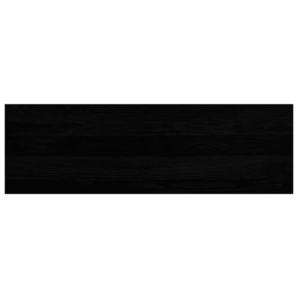 Window Sills 2 pcs Brown Black 80x30x2 cm Solid Wood Oak