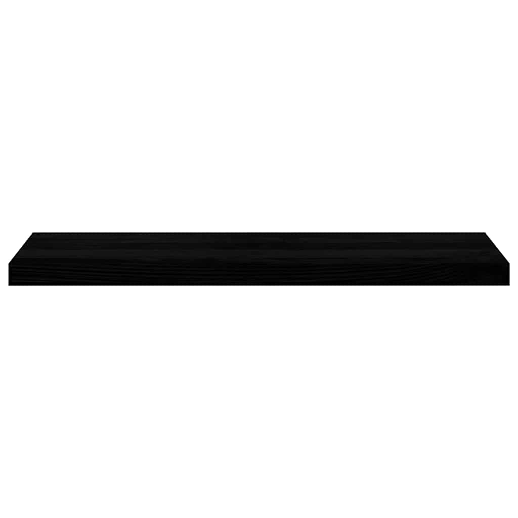 Window Sills 2 pcs Brown Black 90x30x2 cm Solid Wood Oak