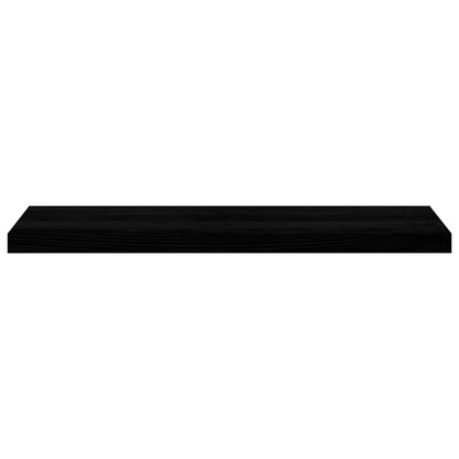 Window Sills 2 pcs Brown Black 90x30x2 cm Solid Wood Oak