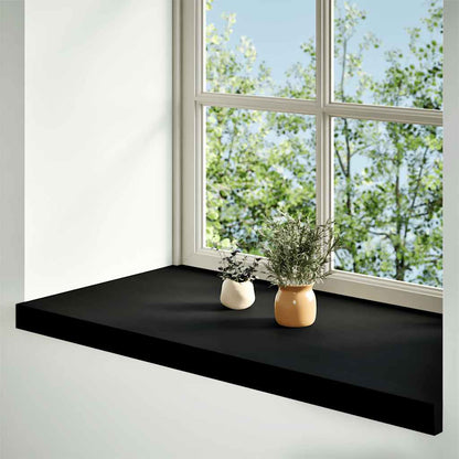 Window Sills 2 pcs Brown Black 70x40x2 cm Solid Wood Oak