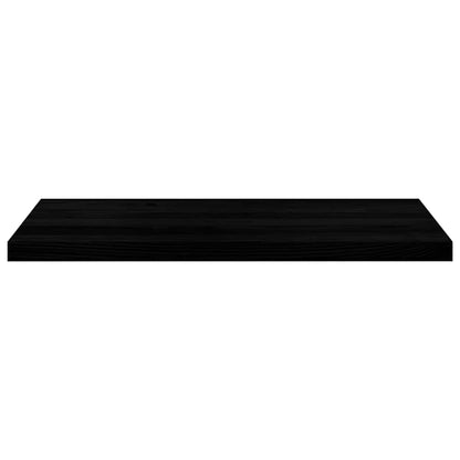 Window Sills 2 pcs Brown Black 90x40x2 cm Solid Wood Oak