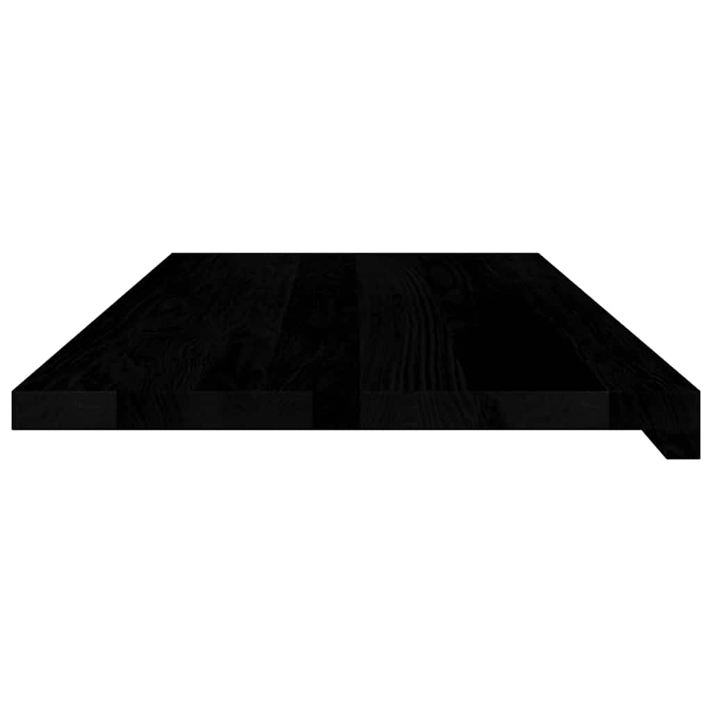 Window Sills 2 pcs Brown Black 90x40x2 cm Solid Wood Oak