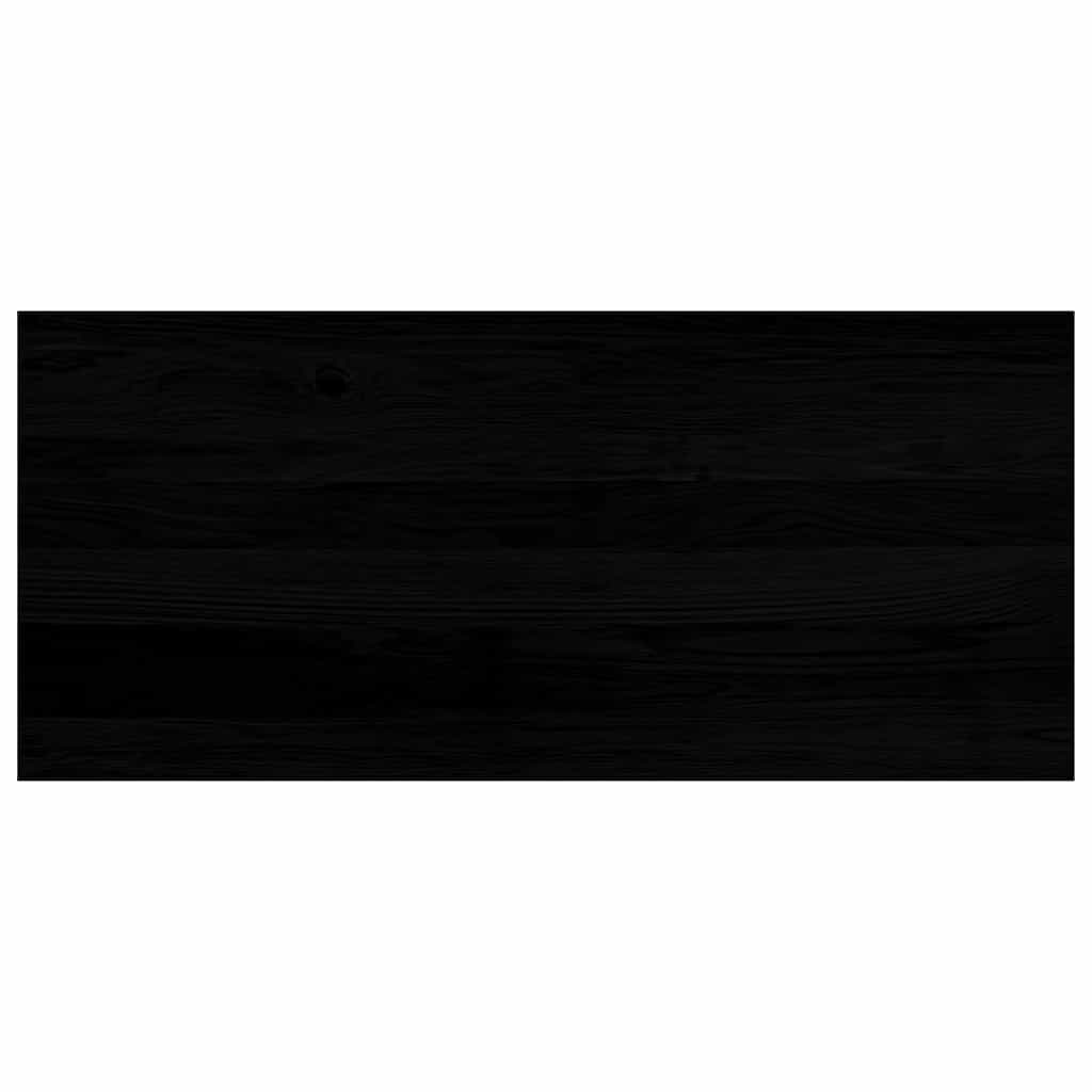 Window Sills 2 pcs Brown Black 90x40x2 cm Solid Wood Oak