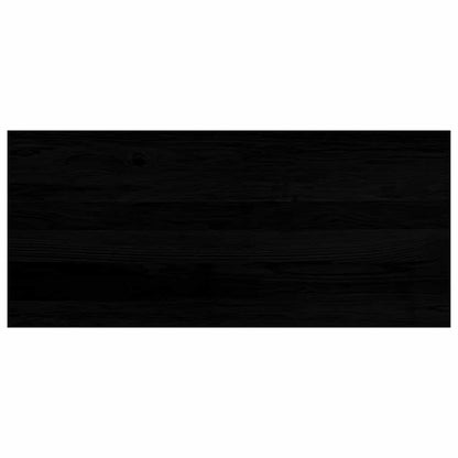 Window Sills 2 pcs Brown Black 90x40x2 cm Solid Wood Oak