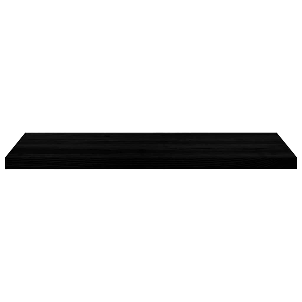Window Sills 2 pcs Brown Black 100x40x2 cm Solid Wood Oak