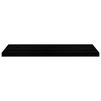 Window Sills 2 pcs Brown Black 100x40x2 cm Solid Wood Oak