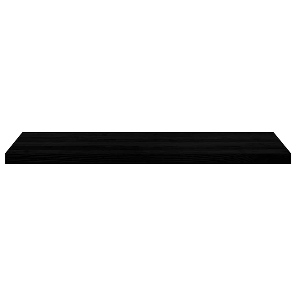 Window Sills 2 pcs Brown Black 110x40x2 cm Solid Wood Oak