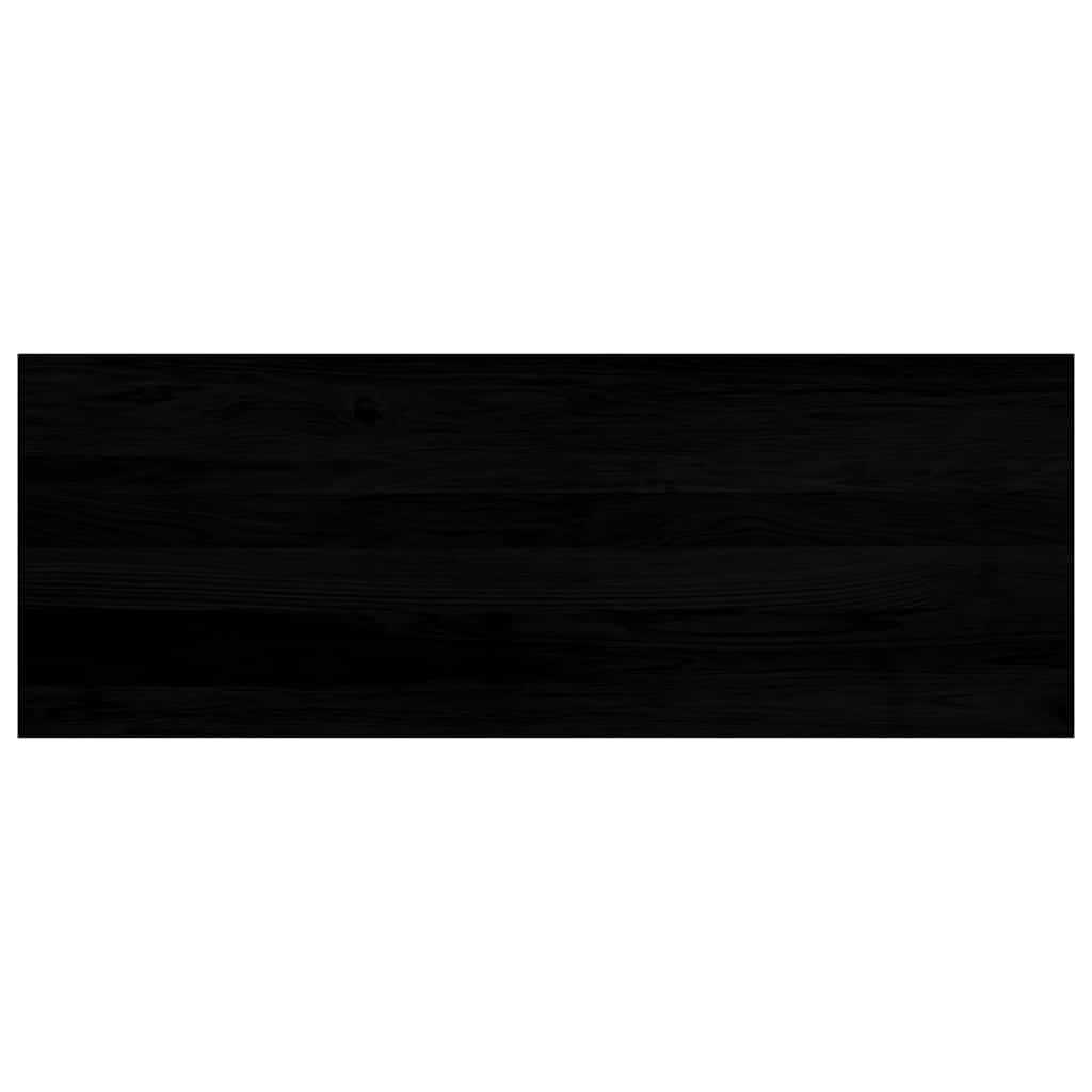 Window Sills 2 pcs Brown Black 110x40x2 cm Solid Wood Oak