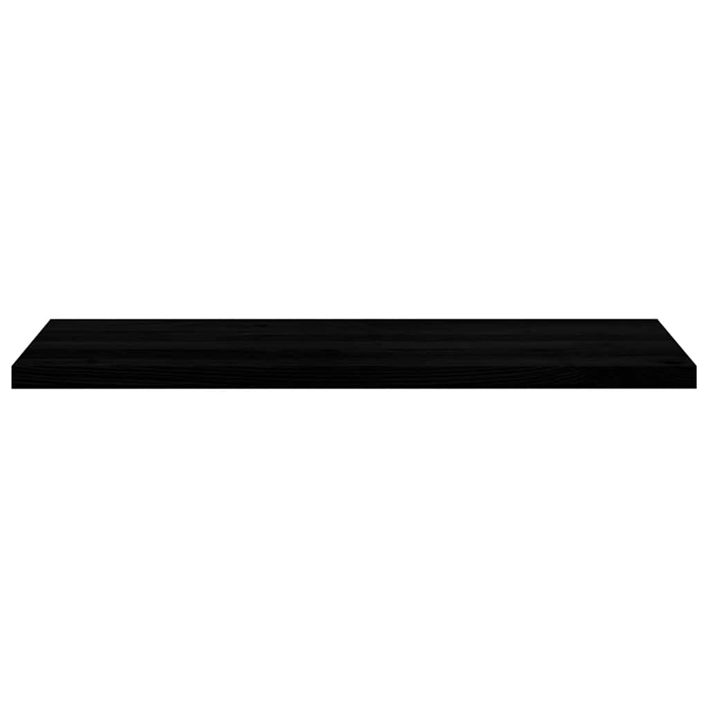 Window Sills 2 pcs Brown Black 120x40x2 cm Solid Wood Oak