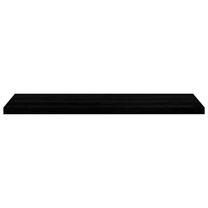 Window Sills 2 pcs Brown Black 120x40x2 cm Solid Wood Oak