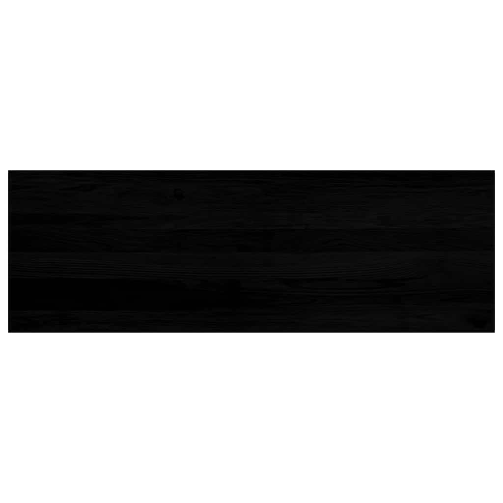 Window Sills 2 pcs Brown Black 120x40x2 cm Solid Wood Oak