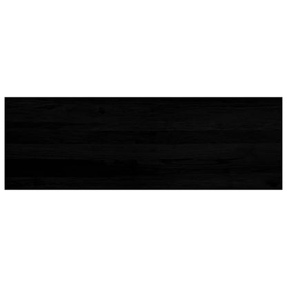 Window Sills 2 pcs Brown Black 120x40x2 cm Solid Wood Oak