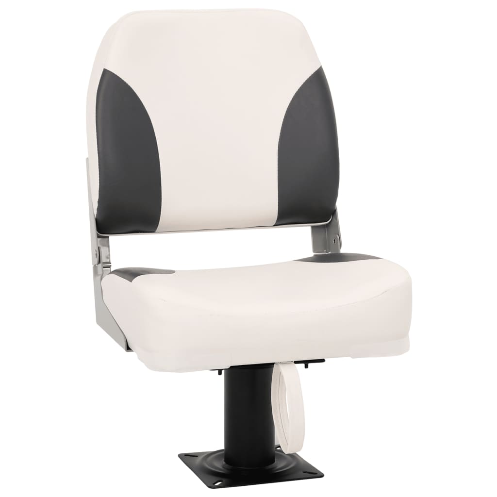 Foldable Boat Seat 1 Set Low Backrest with Fixing Strap