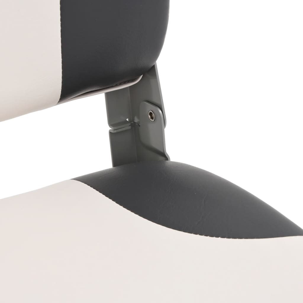Foldable Boat Seat 1 Set Low Backrest with Fixing Strap