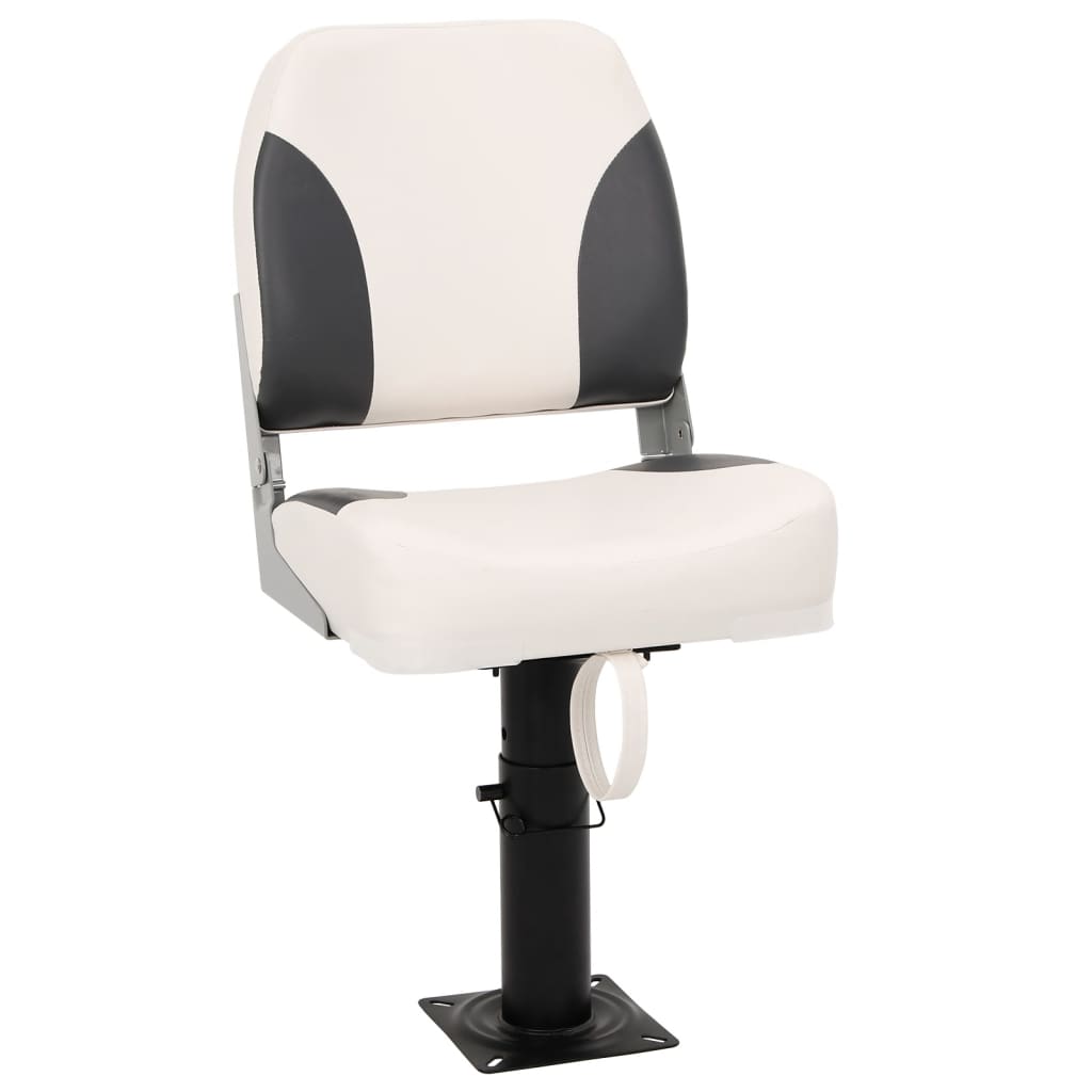 Foldable Boat Seat 1 Set Low Backrest with Fixing Strap