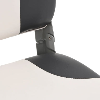 Foldable Boat Seat 1 Set Low Backrest with Fixing Strap