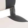 Foldable Boat Seats 2pcs with High Back 41x36x48 cm