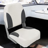 Foldable Boat Seats 2pcs with High Back 41x36x48 cm