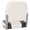 Foldable Boat Seats 2pcs with High Back 41x36x48 cm