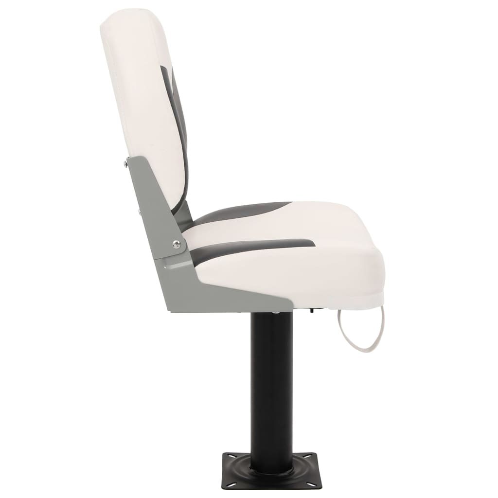 Foldable Boat Seat 2 Set Low Backrest